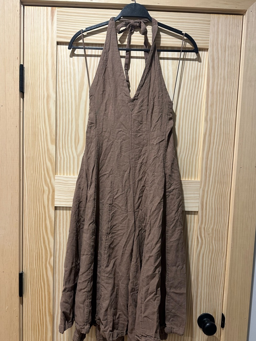 Free People Brown Halter Maxi Dress - Picture 2 of 4